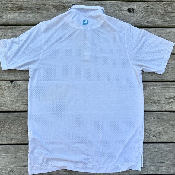 White FootJoy Polo Top - Picture 3 of 3